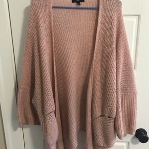 Pink Knit Cardigan